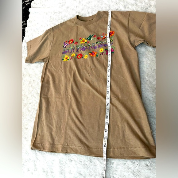 NWOT- VINTAGE Pro Heavy Weight San Francisco Double Stitch Floral Bird Tee Shirt - Picture 9 of 10